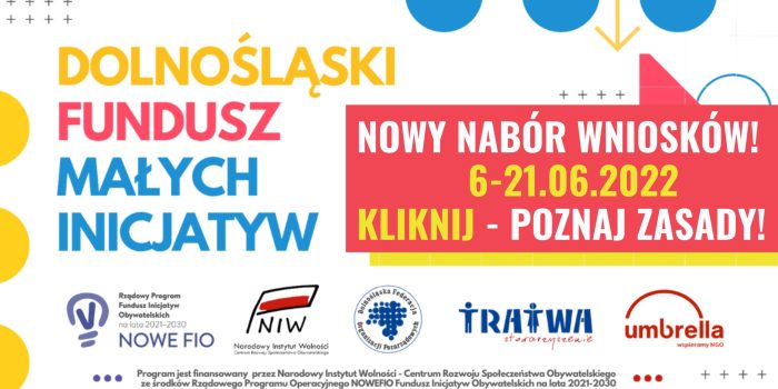 Rozpoczął się nabór wniosków do Dolnośląskiego Funduszu Małych Inicjatyw