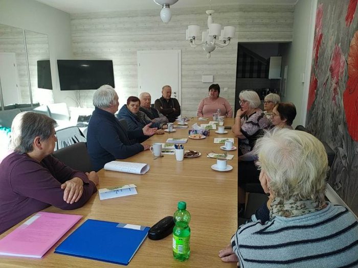 Spotkanie z M. Sadowskim w Klubie Seniora w Serbach
