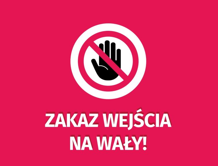 Miniaturka artykułu Zakaz poruszania się po wałach przeciwpowodziowych