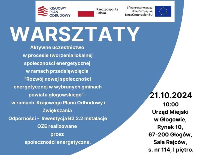 Miniaturka artykułu Warsztaty. Budowa lokalnej społeczności energetycznej