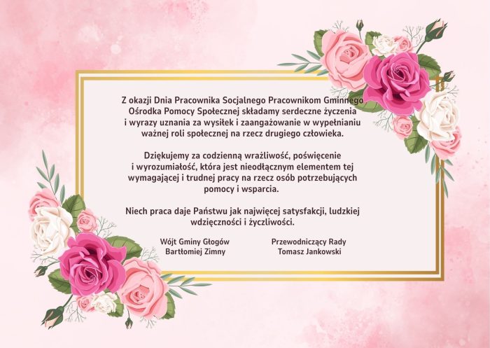 Miniaturka artykułu Życzenia z okazji Dnia Pracownika Socjalnego