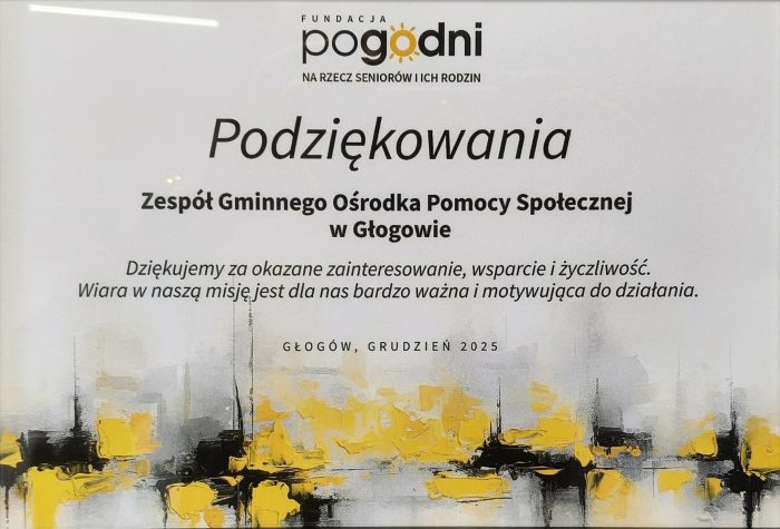 Miniaturka artykułu Podziękowania dla GOPS i wspólne działania na rzecz seniorów