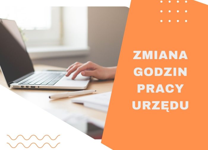 Miniaturka artykułu Zmiana godzin pracy Urzędu Gminy oraz Gminnego Ośrodka Pomocy Społecznej