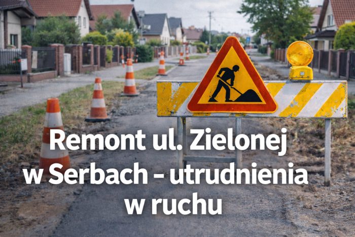 Miniaturka artykułu Rusza remont ul. Zielonej w Serbach – będą utrudnienia w ruchu