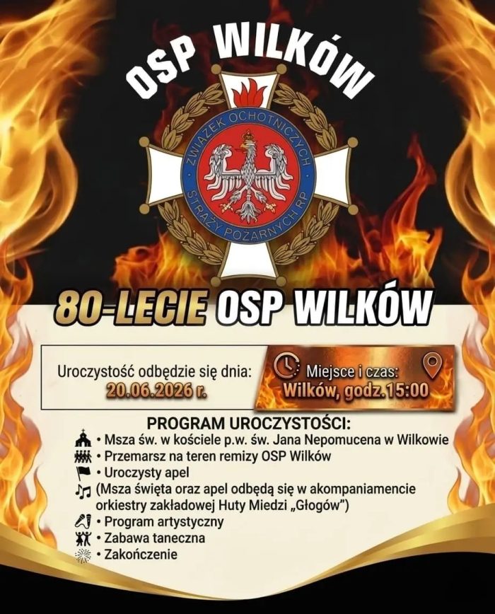 Miniaturka artykułu 80-lecie Ochotniczej Straży Pożarnej w Wilkowie!