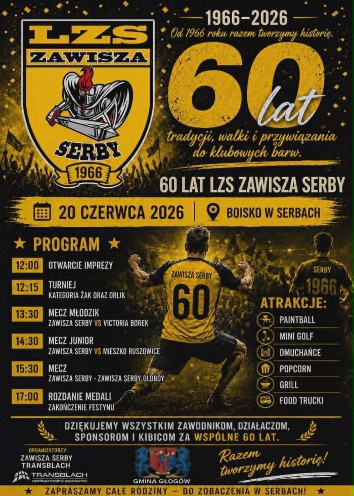 Miniaturka artykułu 60 lat LZS Zawisza Serby!
