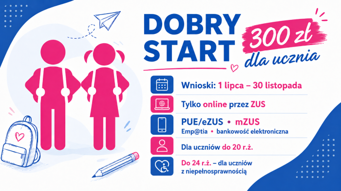 Miniaturka artykułu Ruszył nabór wniosków o świadczenie „Dobry Start”