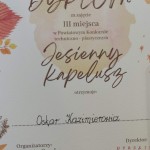 jesienny kapielu - konkurs sp Przedmoście