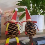 ozdoby świąteczne w Klubie Seniora