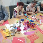 ozdoby na Walentynki w klubie seniora