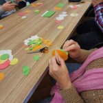 ozdoby choinkowe w klubie seniora