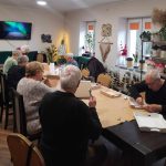 Zajęcia decoupage w Klubie Seniora w Ruszowicach