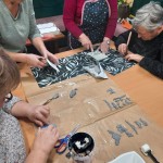 Zajęcia decoupage w Klubie Seniora w Ruszowicach